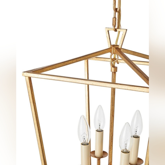 Serena and Lily Kentfield Gilded Chandelier [small] - Picture 1 of 4